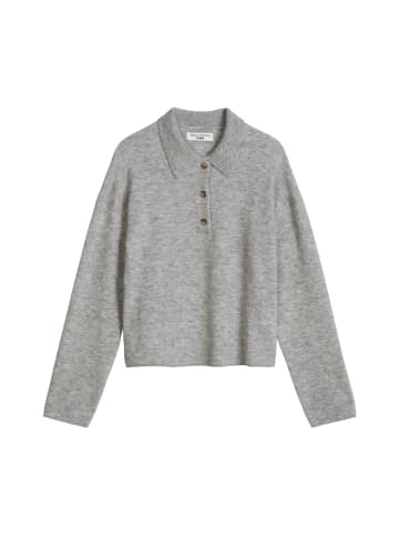 Marc O'Polo DENIM Strick-Poloshirt relaxed in Stone Melange
