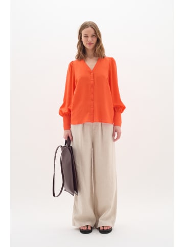 InWear Langarm - Hemd TilloIW Gerade Passform in Cherry Tomato