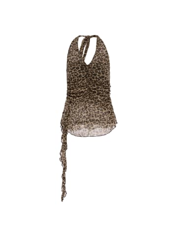 IDONY Women Top in BROWN LEOPARD