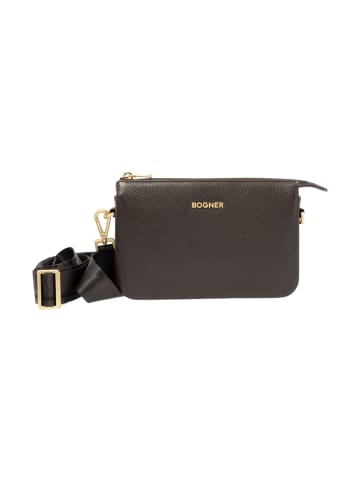 Bogner Schultertasche 'Wallis Taja in Seal Brown 23,00 x 15,00 x 8,00 cm'
