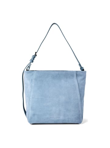 LIEBESKIND BERLIN Chudy Schultertasche M Leder 36 cm in blue denim suede