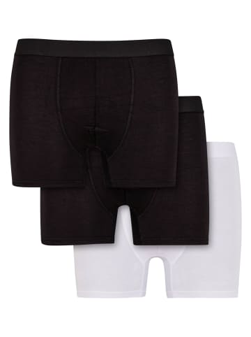 Urban Classics Urban Classics Boxershorts in black+black+white