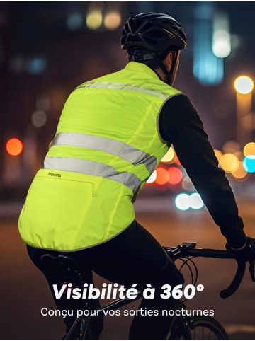 Prowiste Fahrradweste Größe XXL – Reflektor, Mesh, Rückentasche