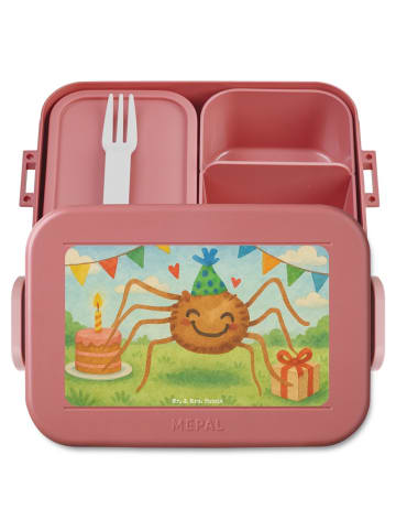 Mr. & Mrs. Panda MEPAL Bentobox Spinne Agathe Party Design ohne ... in Rot Pastell