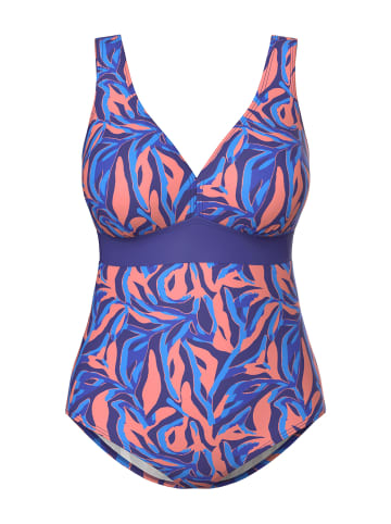 Ulla Popken Badeanzug in marine