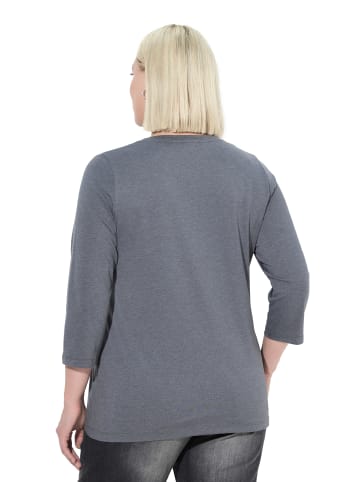 Ulla Popken Shirt in graphitgrau