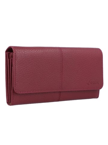 Esquire Verona Geldbörse RFID Leder 19 cm rot