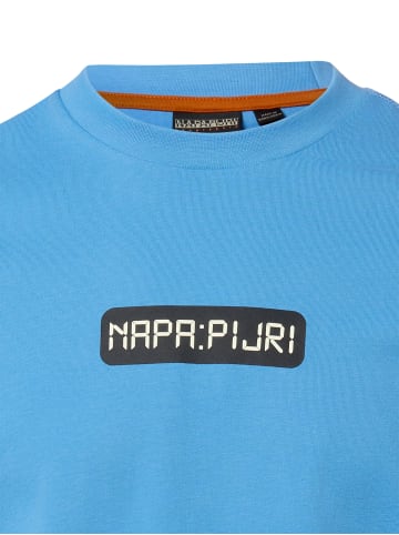 Napapijri Shirt in blau schwarz