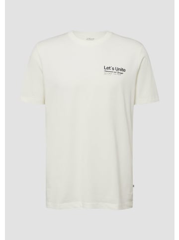 s.Oliver T-Shirt in 02D2_creme