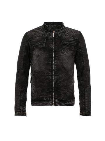 Cipo & Baxx Bikerjacke in Black