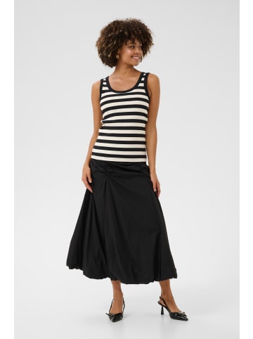 CULTURE Jerseytop CUaza Relaxed fit in Black/White Stripe