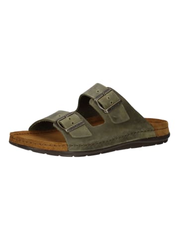 Hausschuhe Olive