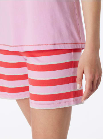 Schiesser Pyjama Casual Essentials in bonbonrosa