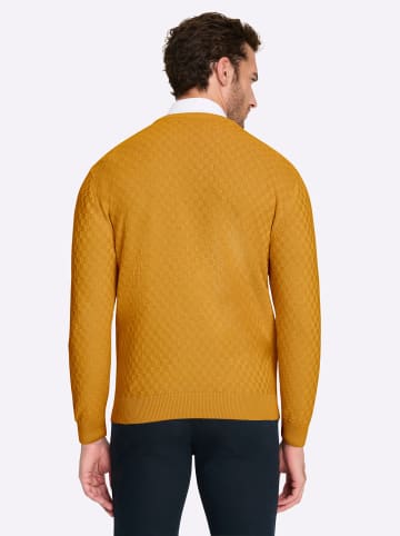 WITT WEIDEN Rundhalspullover in ocker