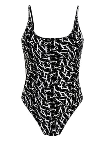 Calvin Klein Badeanzug in Schwarz