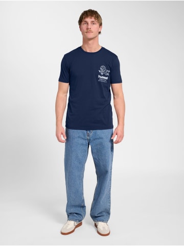 Hummel T-Shirt Hmlpulse Lebensstil Herren in DRESS BLUES2