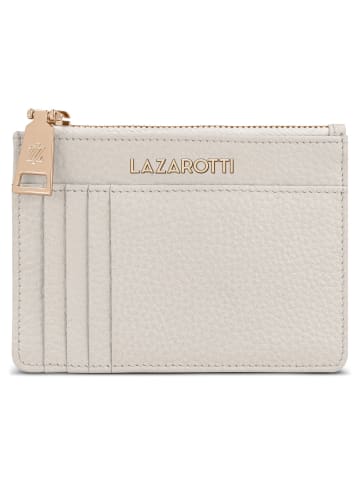 Lazarotti Bologna Leather Schlüsseletui Leder 11,5 cm mit Air Tag Fach in cream