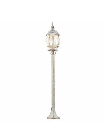 Licht-Erlebnisse Wegeleuchte Ø 15.5 x (H)115.5 cm in Weiß Gold