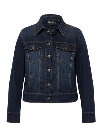 Ulla Popken Jeansjacke in dark blue denim