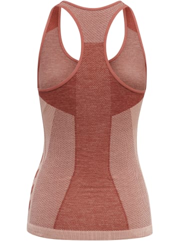 Hummel Hummel Top Hmlclea Yoga Damen Atmungsaktiv Dehnbarem Feuchtigkeitsabsorbierenden Nahtlosen in WITHERED ROSE/ROSE TAN MELANGE