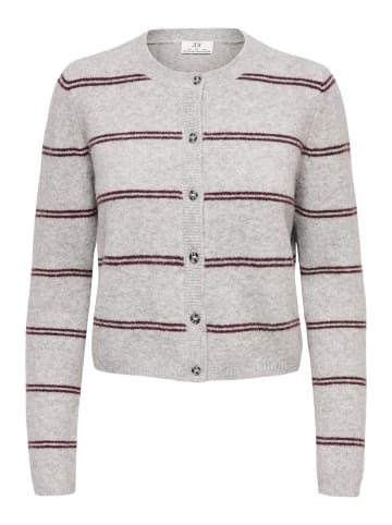 JDY Strickjacke in Light Grey Melange