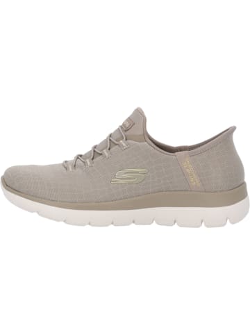Skechers Slip-On-Sneaker in taupe gold