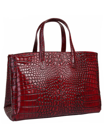 Cluty Handtasche echt Leder in rot