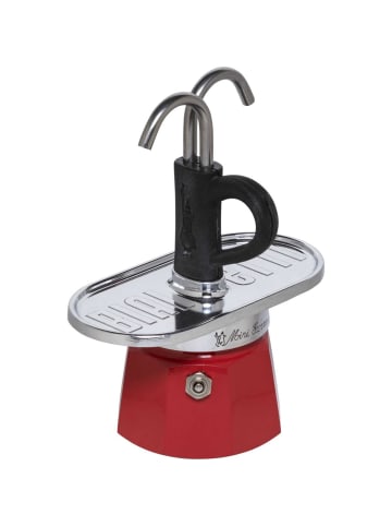 Bialetti Kaffeemaschine Mini Express Italia 90 ml in Silber
