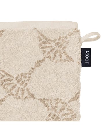 JOOP! Waschlappen 1er Pack in Creme