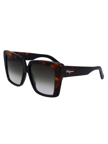 Salvatore Ferragamo Sonnenbrille in Brown