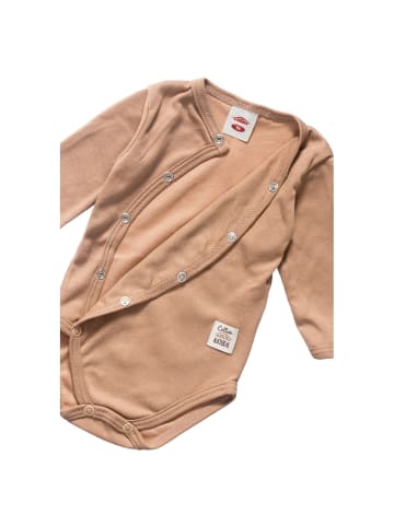 Makoma Langarmbody Pajac Giraffe G in braun