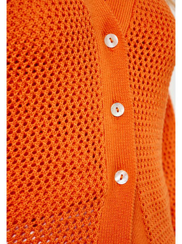myMo Women Cardigan in Orange