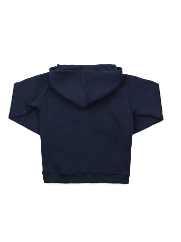 SCHIETWETTER Kinder Hoodie Toni, Kapuzenpullover mit 3D-Druck, in navy-lime