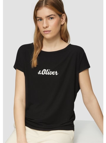 s.Oliver T-Shirt in 99D0_schwarz