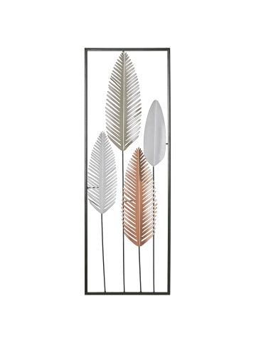 Beliani Wandobjekt NIOBIUM in Silber/Schwarz/Gold - (W) 31 x (H) 90 x (L) 4 cm