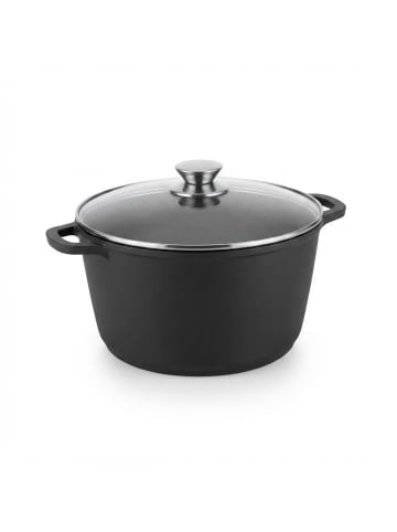 relaxdays Suppentopf in Schwarz - 10 Liter