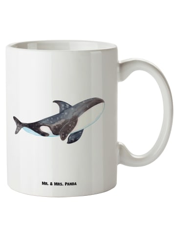 Mr. & Mrs. Panda Jumbo Tasse Orca ohne Spruch in Weiß