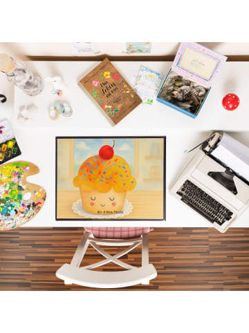 Mr. & Mrs. Panda schreibtischmatte Cupcake Design ohne Spruch in Weiß