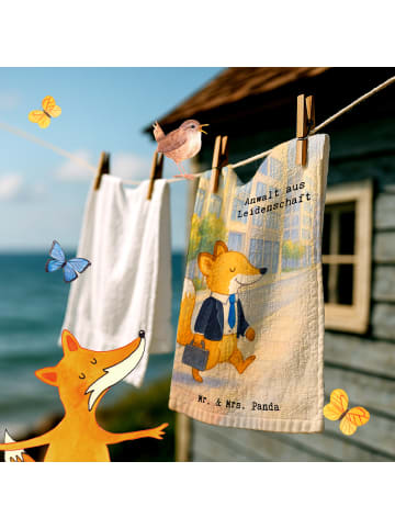 Mr. & Mrs. Panda Gästehandtuch Anwalt Leidenschaft Design mit Sp... in Weiß