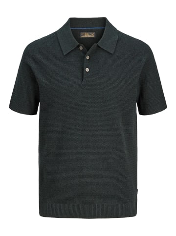 Jack & Jones Gestricktes Polo in Scarab
