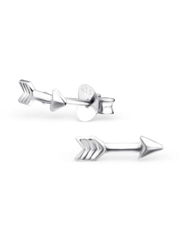Bungsa Ohrstecker in Silber