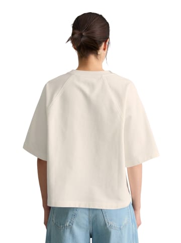 Marc O'Polo DENIM DfC Kurzarm-Sweatshirt relaxed in Silky White