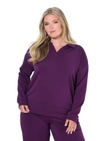 MIAMODA Sweatshirt in pflaume
