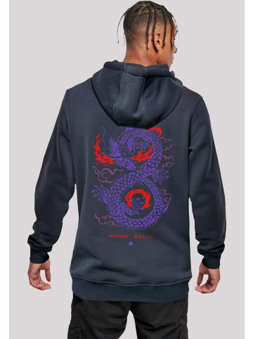 F4NT4STIC Hoodie Dragon fire in marineblau