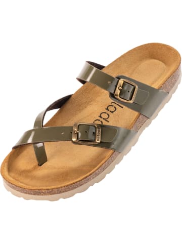 palado Pantoletten in Lack Olive