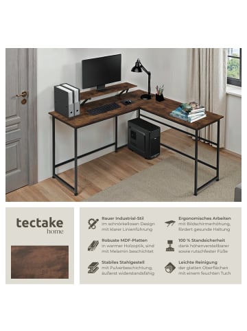 tectake Computertisch Melrose 140x130x76,5cm