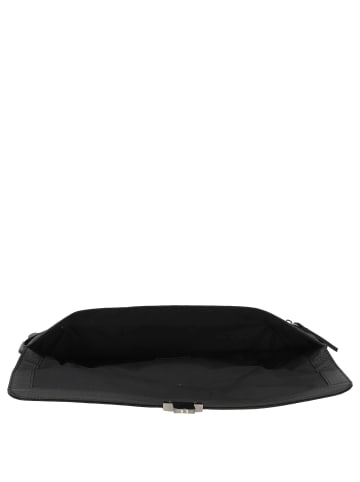 D&N Easy Business - Schreibmappe 27 cm Leder (schwarz) in schwarz