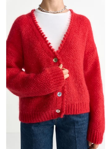 Rich & Royal Strickjacke in rot - 0001