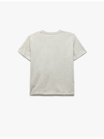 KOTON TSHIRT SS in Grau Melange
