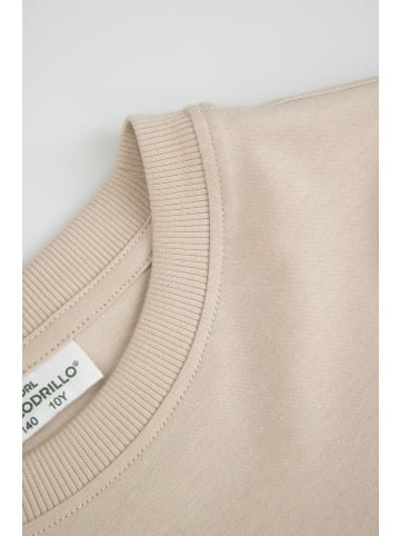 Coccodrillo T-shirt mit kurzen Ärmeln in beige